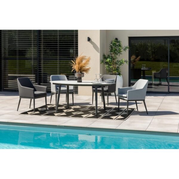Table ovale Formentera 6 personnes