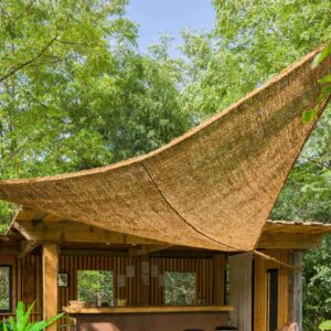 voile d'ombrage jute